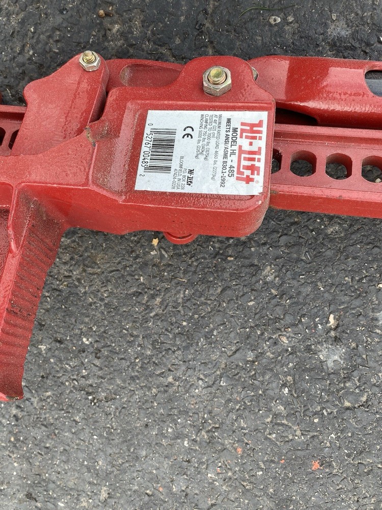 Hi Lift Jack With Custom Made Hitch Holder