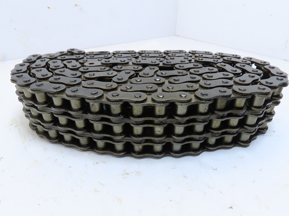 Whitney 80-3 RIV Riveted 1"Pitch Precision Roller Chain 10'FT W/Master Link