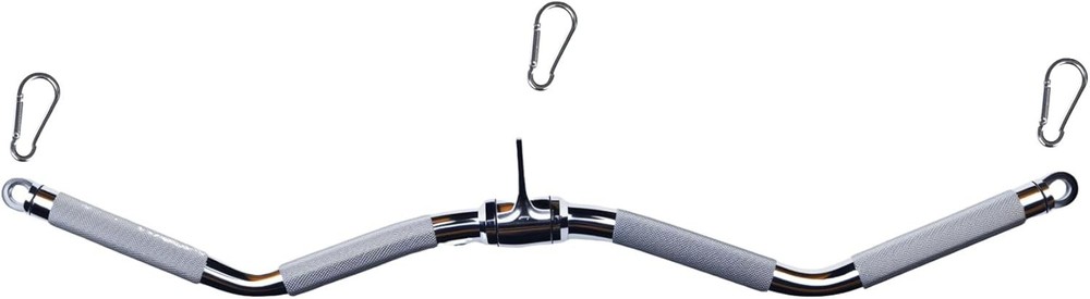 Barbell Multi-Exerciser Cable Attachment For Cable Machines Lat Pull Down Bar
