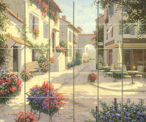 25.5 x 21.25 Mural Ceramic Street Decor Bath Backsplash Tile #698