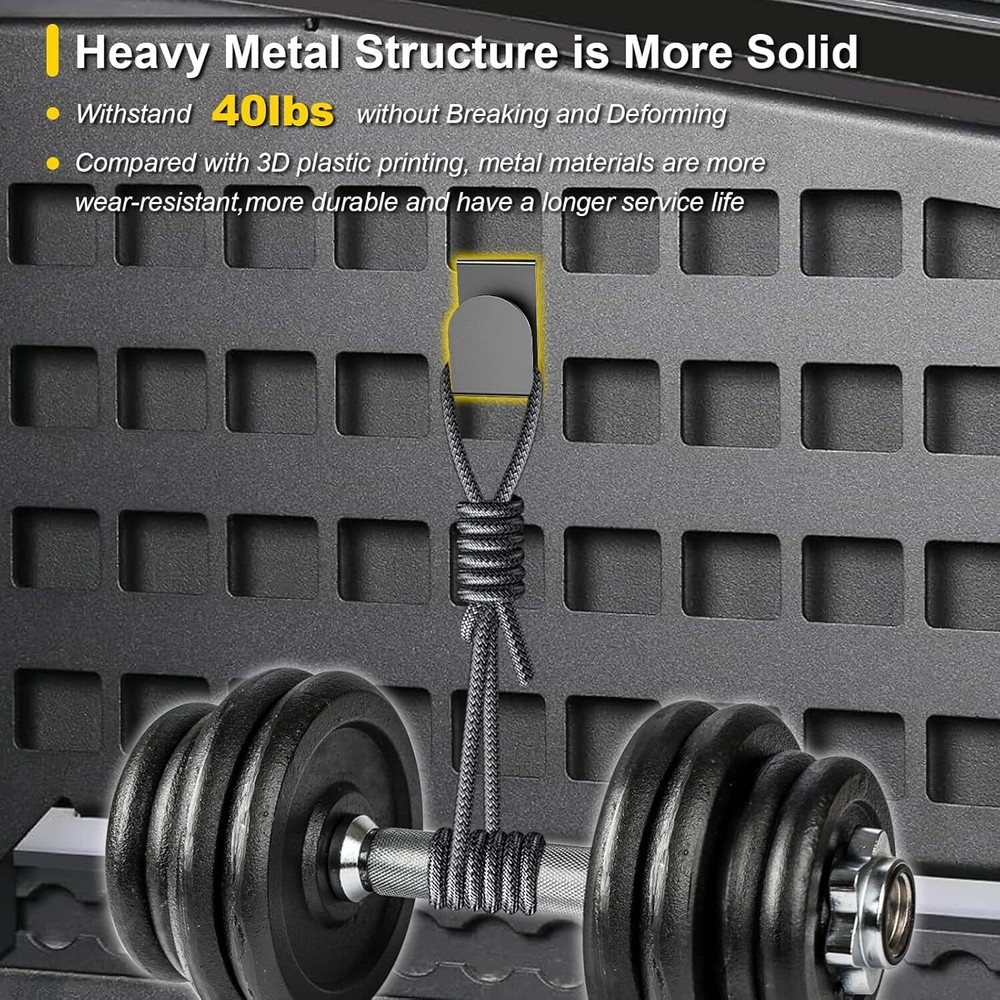 Cybertruck Bed Divider Hooks for Tesla Molle Panel Accessories, 4 each