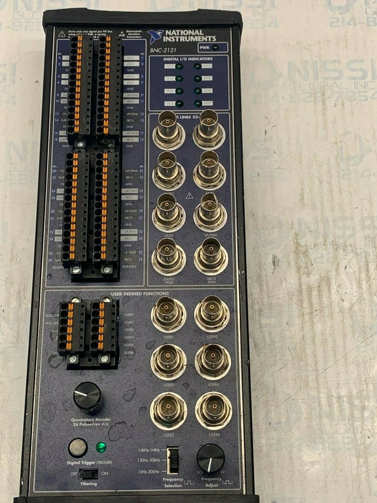 National Instruments BNC-2121 Connector Block 186906B-01 9