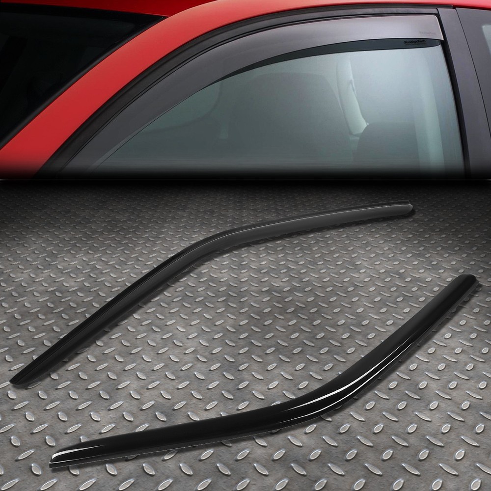 FOR 08-18 DODGE CHALLENGER WINDOW VISORS WIND DEFLECTOR RAIN VENT GUARD SHADE