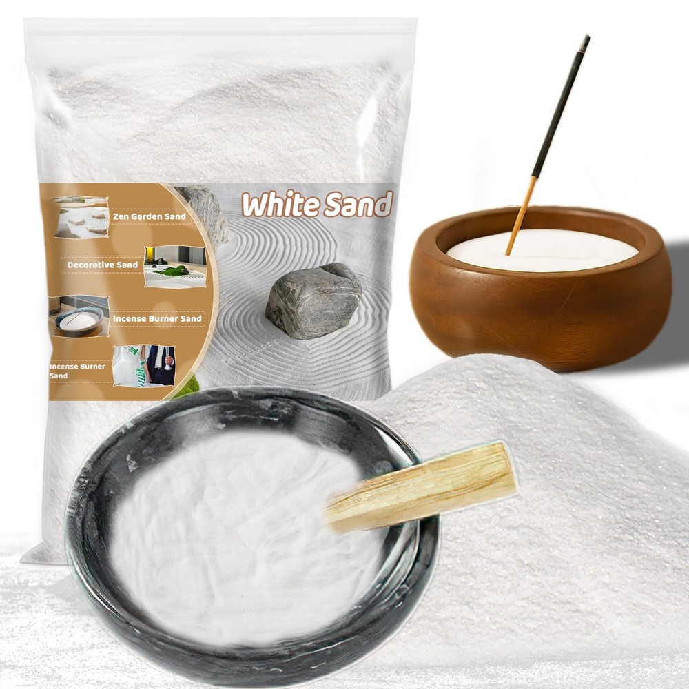 MAQIHAN Fine White Sand for Incense Holders - Crafts
