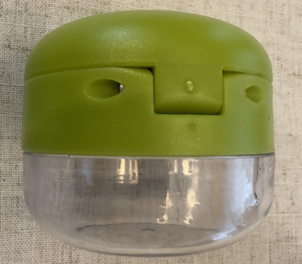 Chopper garlic Joie Push Function with Container, Green/Clear, Plastic/Metal