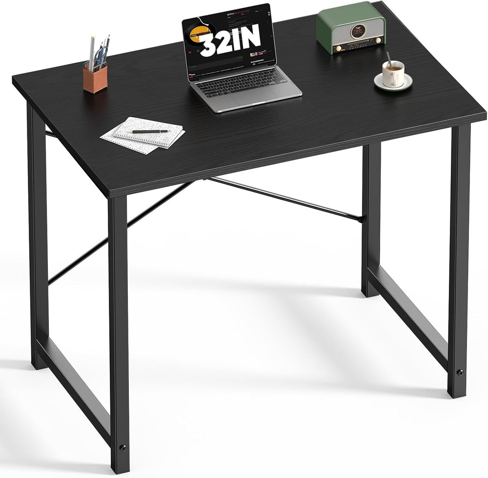 DUMOS 32 Inch Office Small Computer Desk Modern Simple Style Writing Study Work