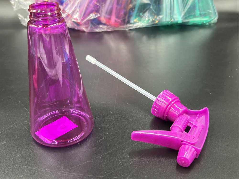 Bulk 144 pieces . Empty Spray Bottle Assorted Colors- 8 oz, Free Shipping