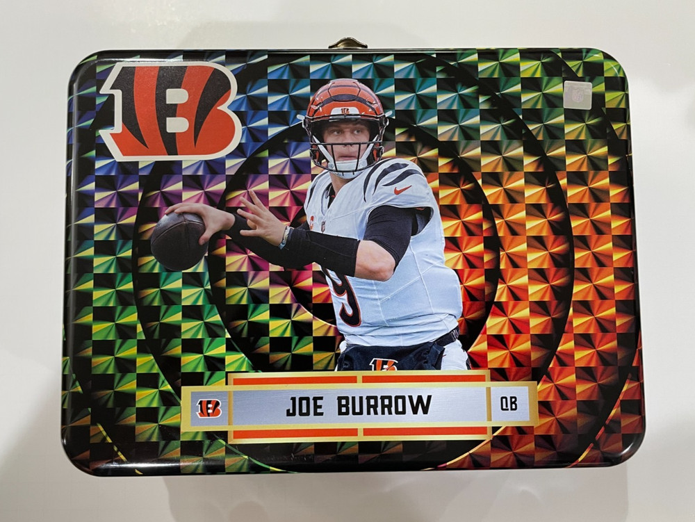 NFL Offically  Licensed, Joe Burrow, Metal Lunch Box - MINT Condition