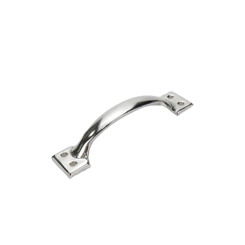 Dahszhi 10Pcs 6 Inch Rustic Gate Handle Pulls Vintage Utility 6 Inch, Silver