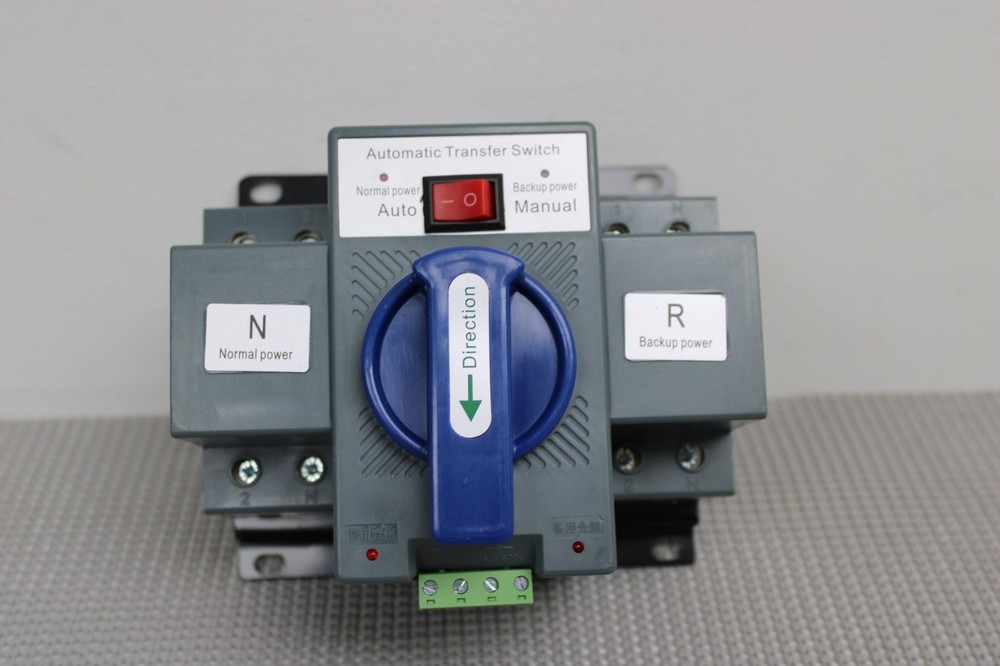 2P Dual Power Automatic Transfer Switch 60HZ Changeover Transfer Switch Tool 63A
