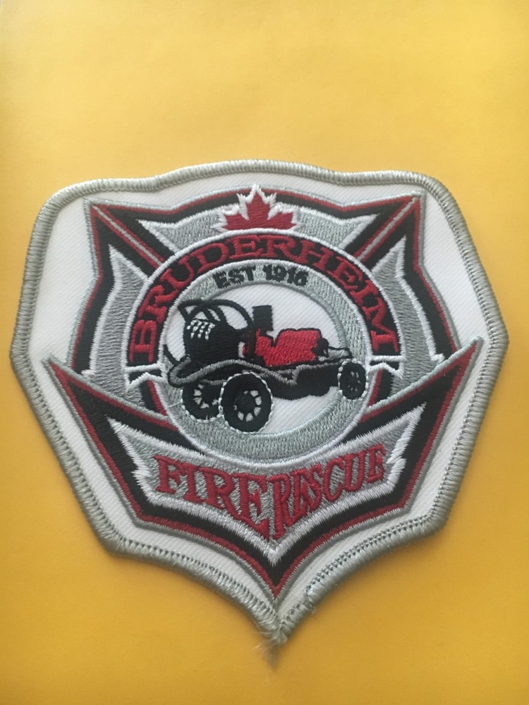 Bruderheim Canada Fire Department Patch