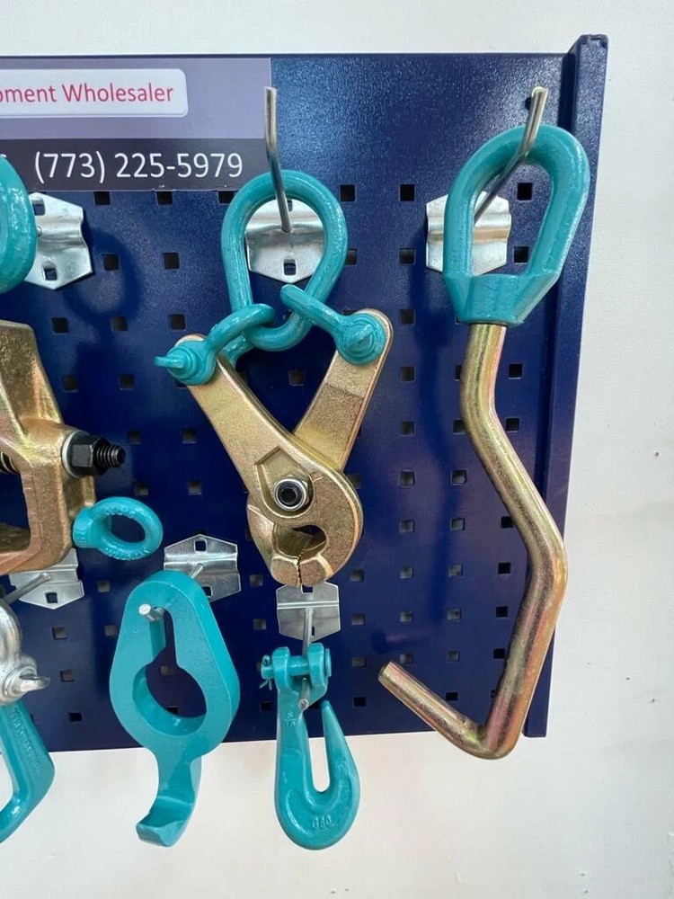 SET#70 - 16 PIECE HEAVY DUTY AUTO BODY FRAME MACHINE CLAMPS SET & PULLING TOOLS