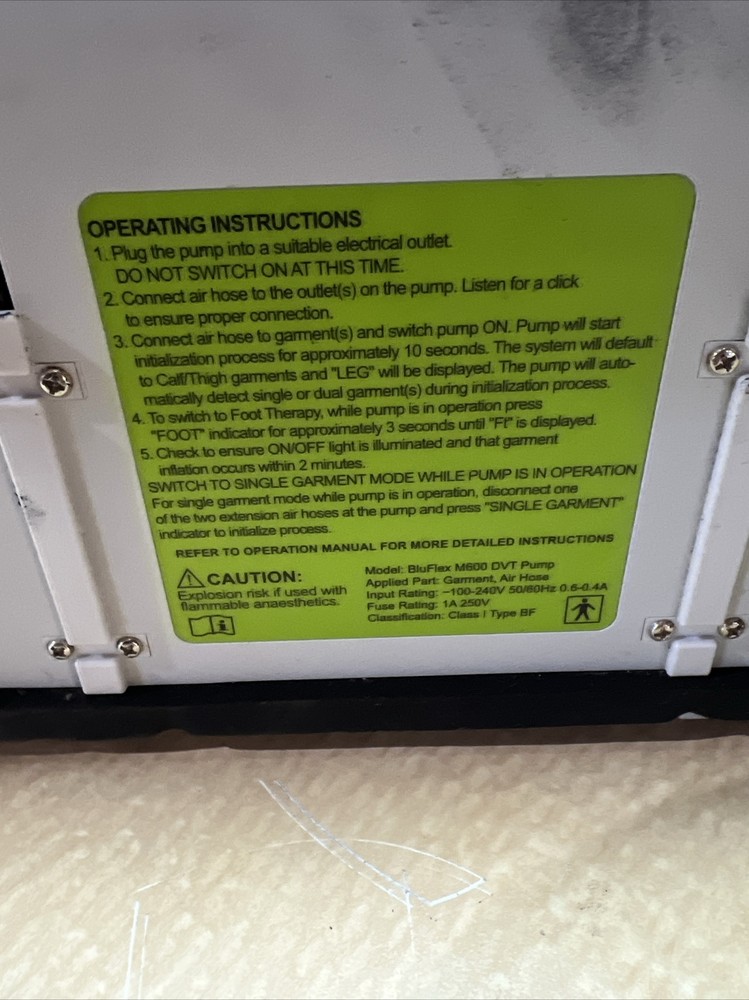 SterilMed BluFlex DVT Pump M600