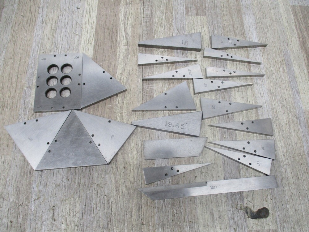 SPI Block & Angle Plate Set, Universal Combination 21PIECES NICE