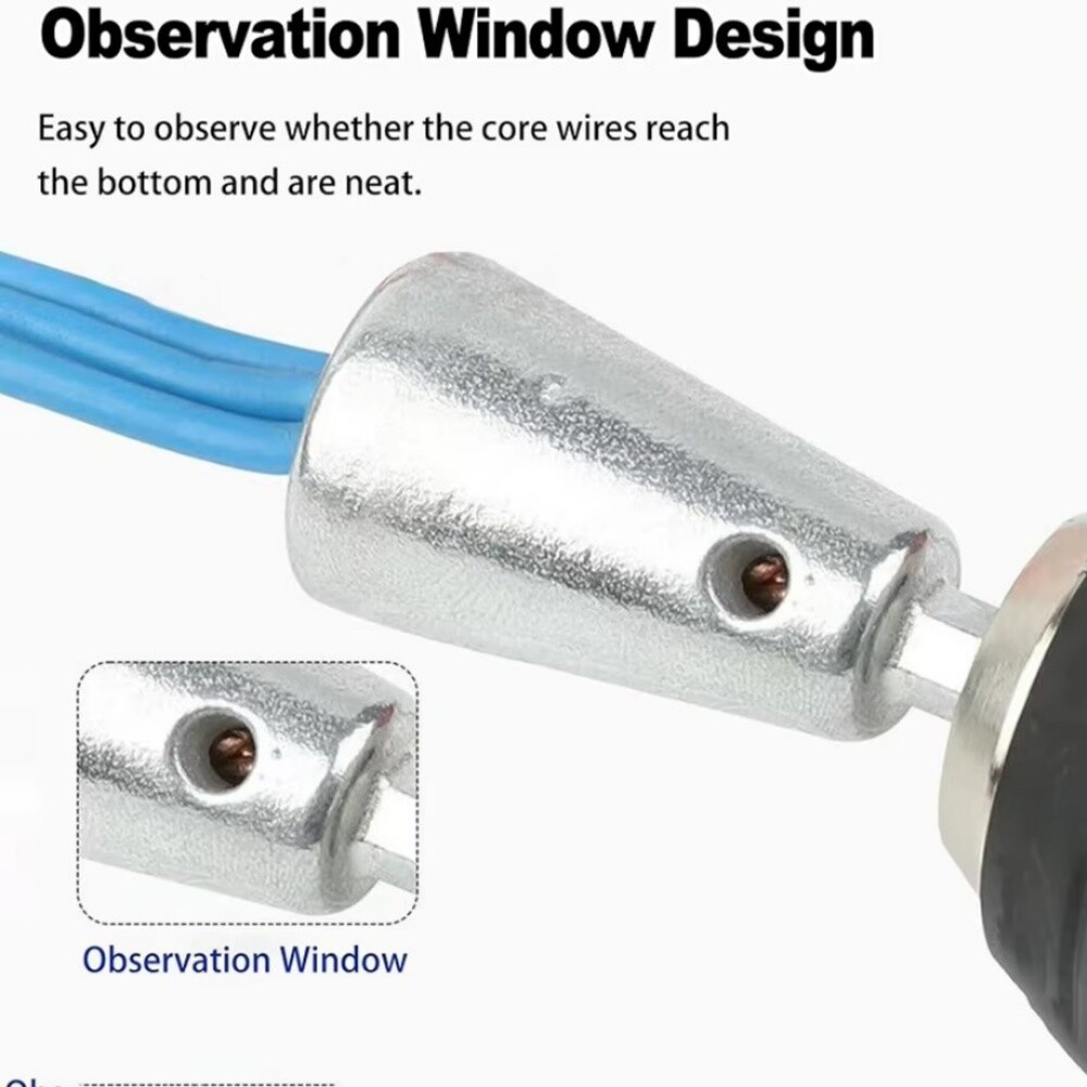 5PCS Wire Stripping Twisting Tool, Electrical Drill Stripper Cable Nut Twister