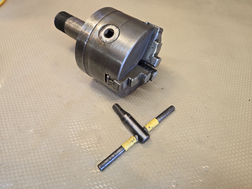 Lathe chuck On 5c Collet With Key