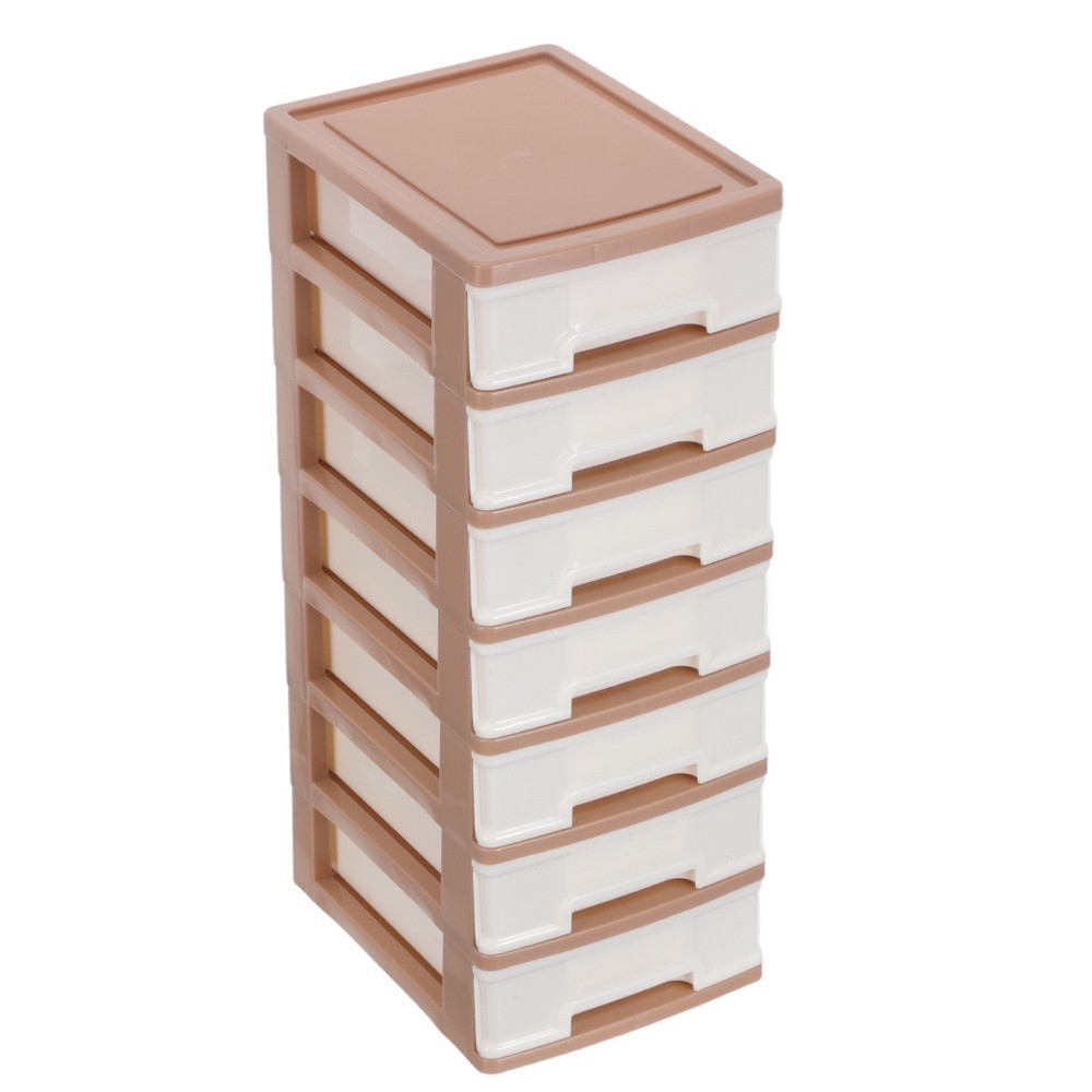 Drawer-type Plastic Storage Rack for Small Apartments Drawers Multi Layers