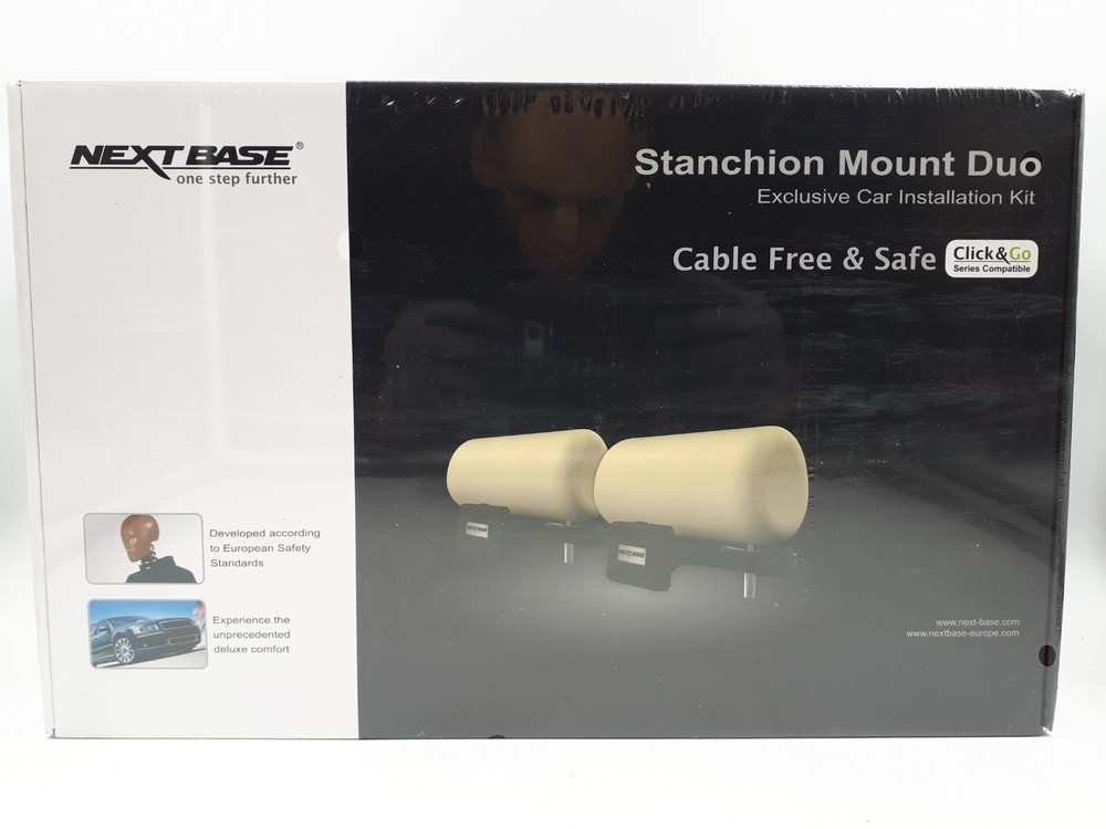 NEXTBASE Package: Two DVD Players + 2 Headphones + 2 Installation Brackets