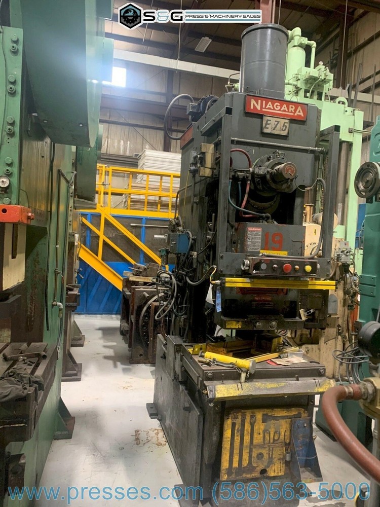 75 TON NIAGARA E75, C-FRAME PRESS