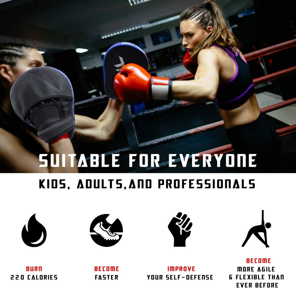 Ultimate Boxing & MMA Punch Mitts - Focus Pads & Kick Shield for Training