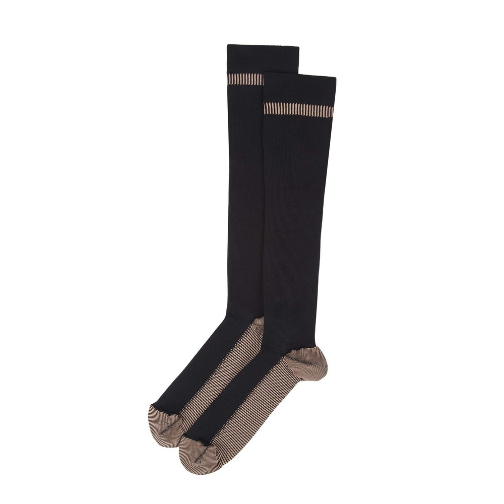 Travelon Copper Infused Compression Socks Medium Travelon Mixed Materials