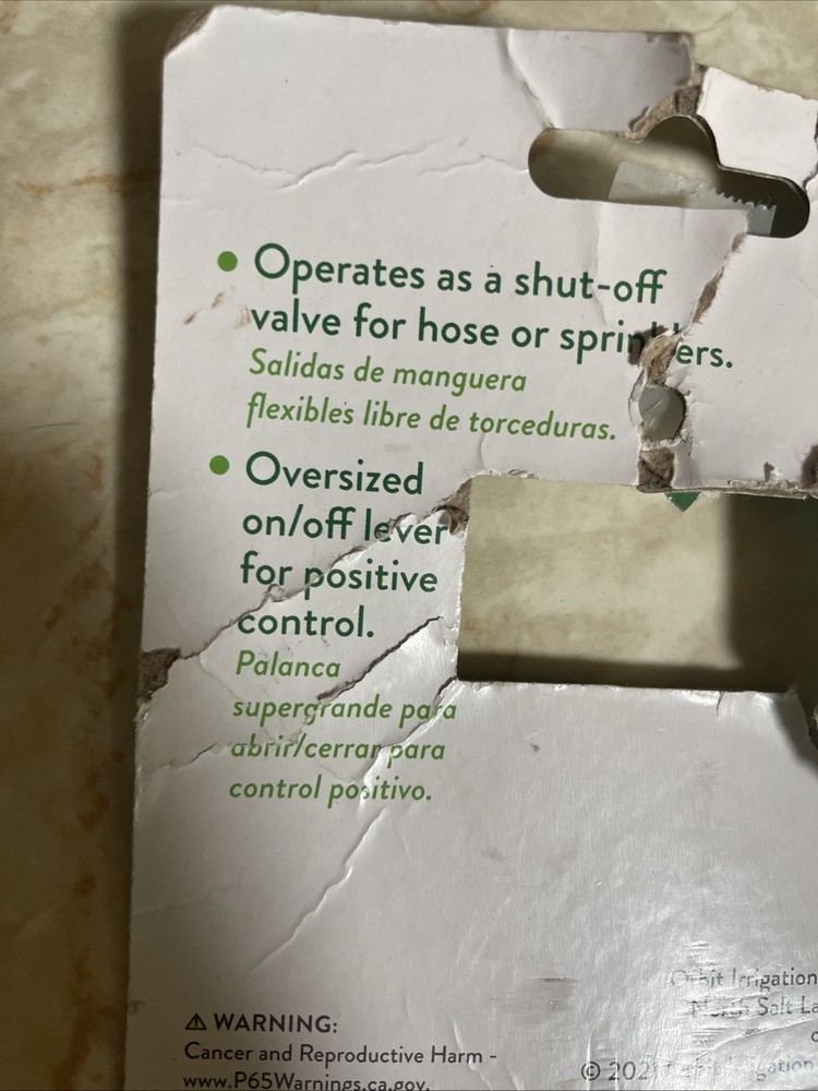 Orbit Pro-flow Hose Shut Off Coupling