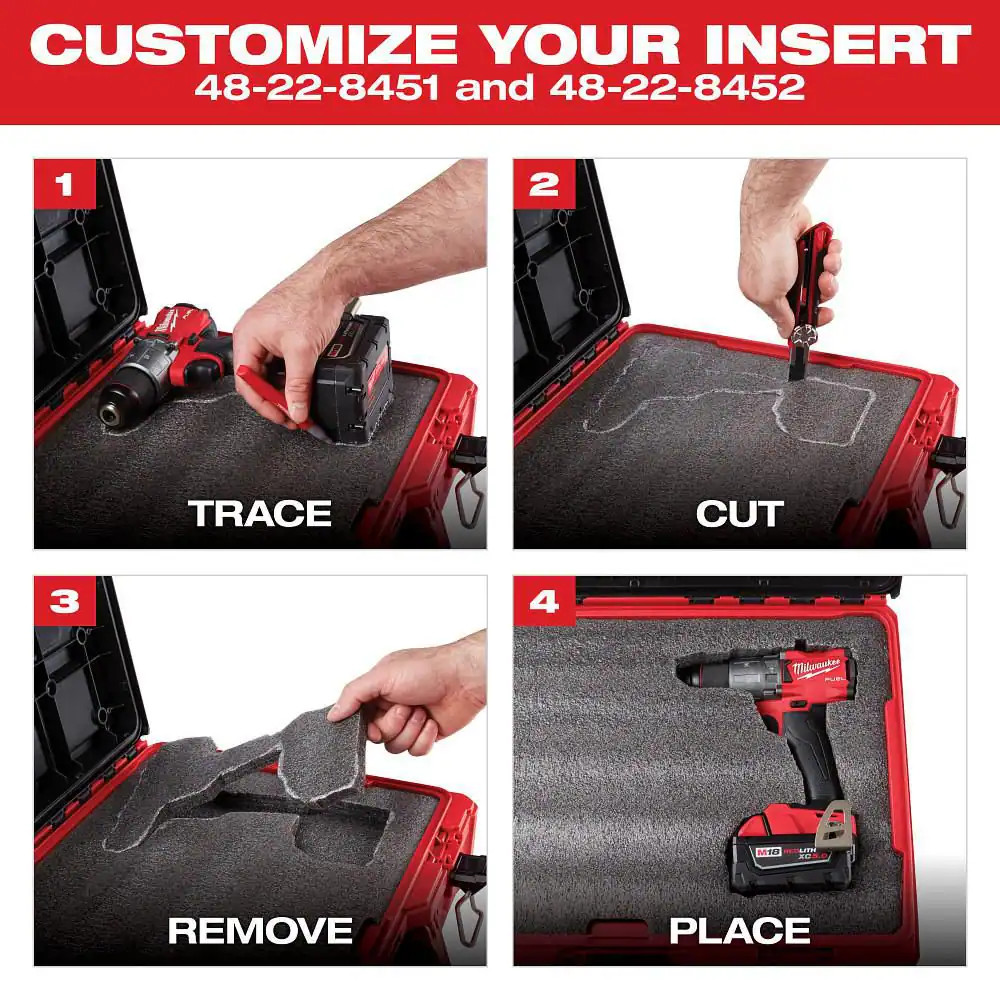 PACKOUT Tool Box Customizable Foam Insert