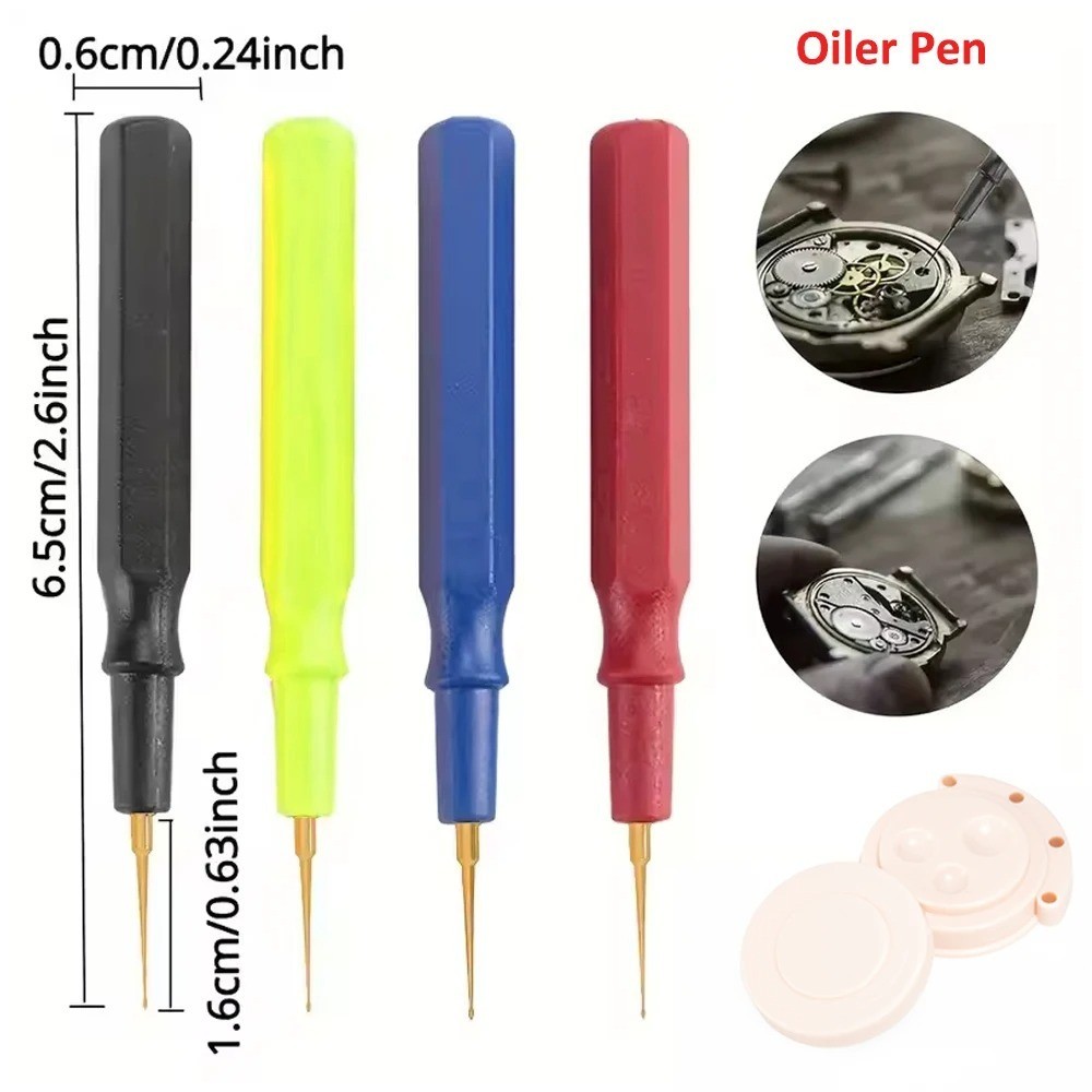 Complete Starter Watch Oiling Kit - Moebius Oils And Bergeon Oiler