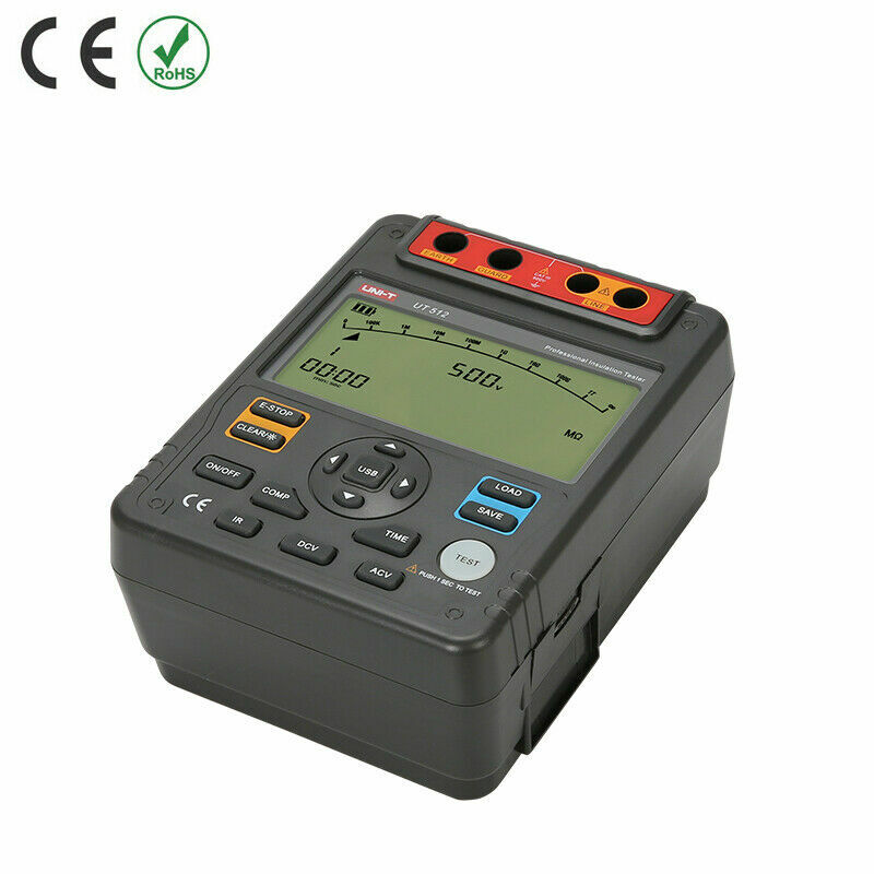 UNI-T UT512 Isolationswiderstandstester Voltmeter Auto Range 2500V 100GΩ