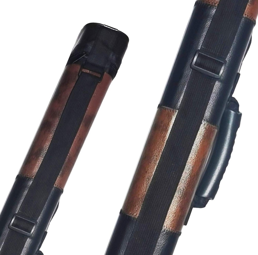 2x2 Hard Cue Case for Pool Cues - Square Billiard Stick Carrying Solution
