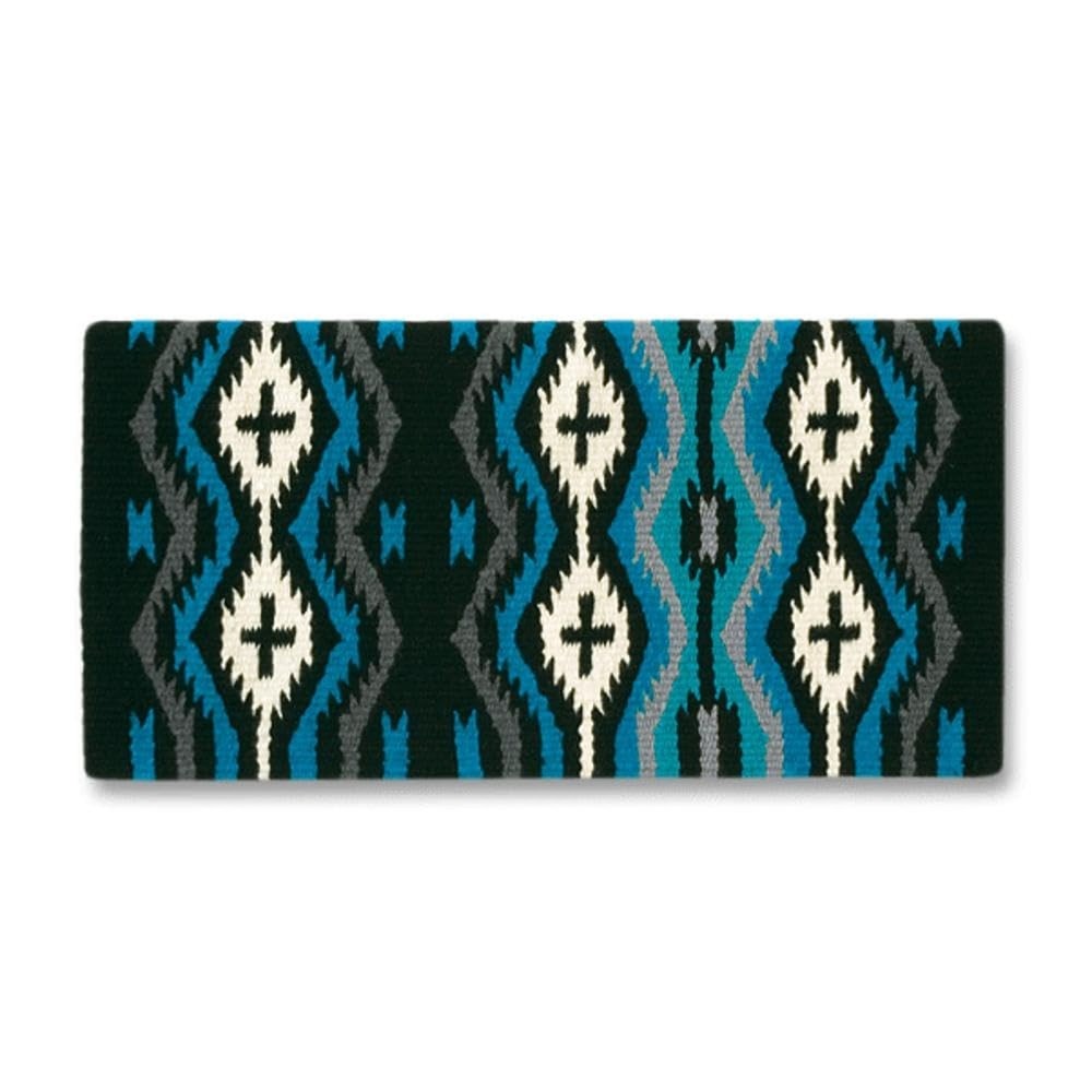 Mayatex Las Cruces Wool Saddle Blanket 36x34 Multicolored