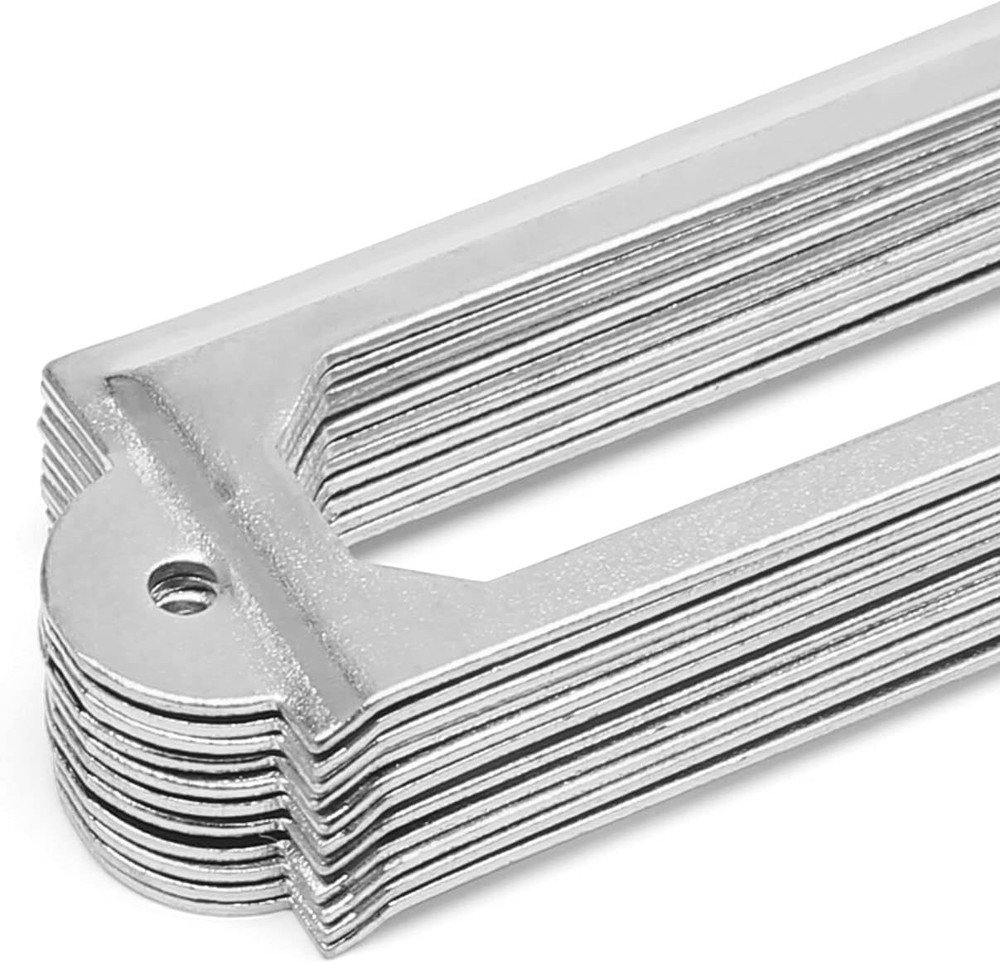 Metal Library File Cabinet Label Holders