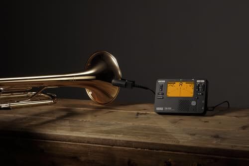 TM70 Black Tuner Metronome Combo with Mic Transpose Function LCD Display