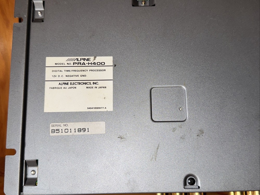 Alpine PRA-H400 Digital Sound Processor