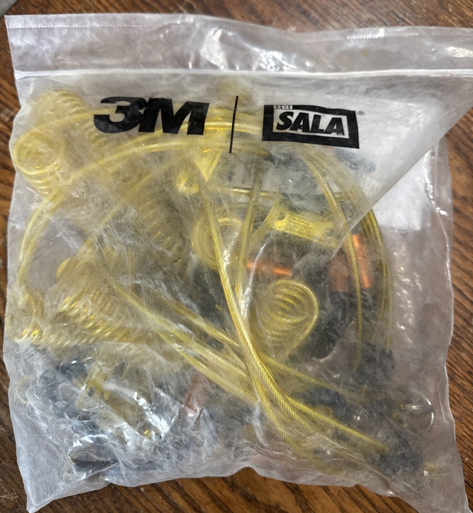3M Dbi-Sala 1500066 Hook2quick Ring Coil Tool Tether With Tail, 10 Ea/Pack