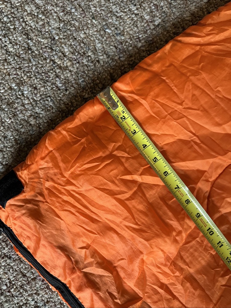 Reveal Camp Sleeping Bag - Orange and Gray