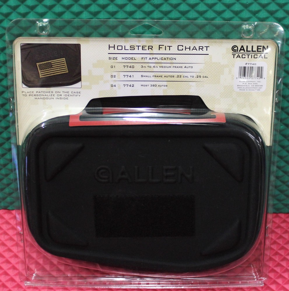 Allen Tactical Handgun Case Holster Combo for Medium Frame Autos 7740