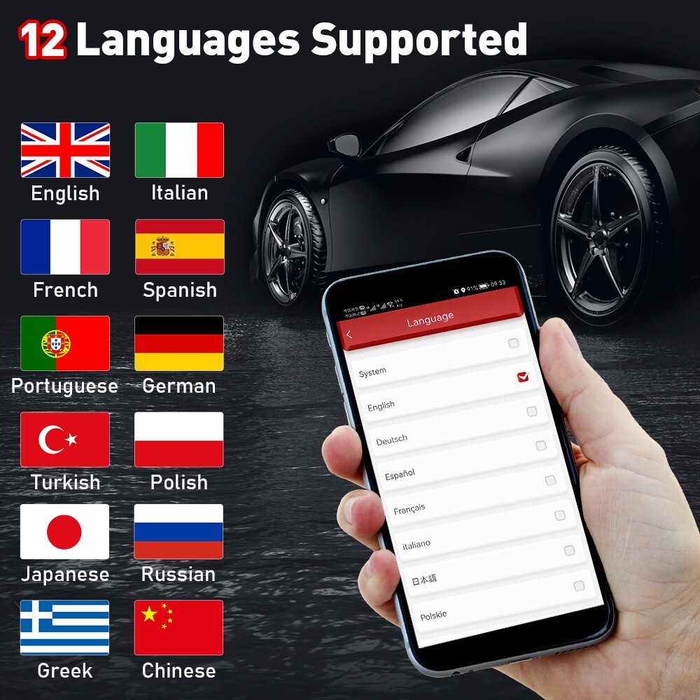 KINGBOLEN Ediag Plus OBD2 Scanner Car Diagnostic Tool IMMO Coding as Thinkdiag 2