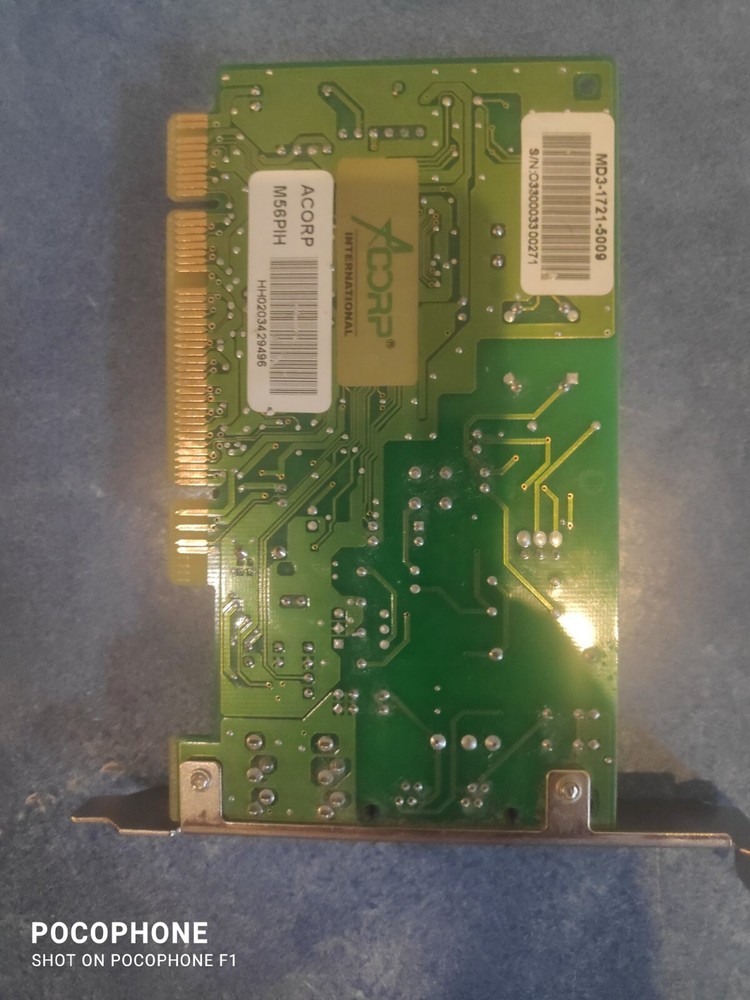 dial-up modem acorp m56pih