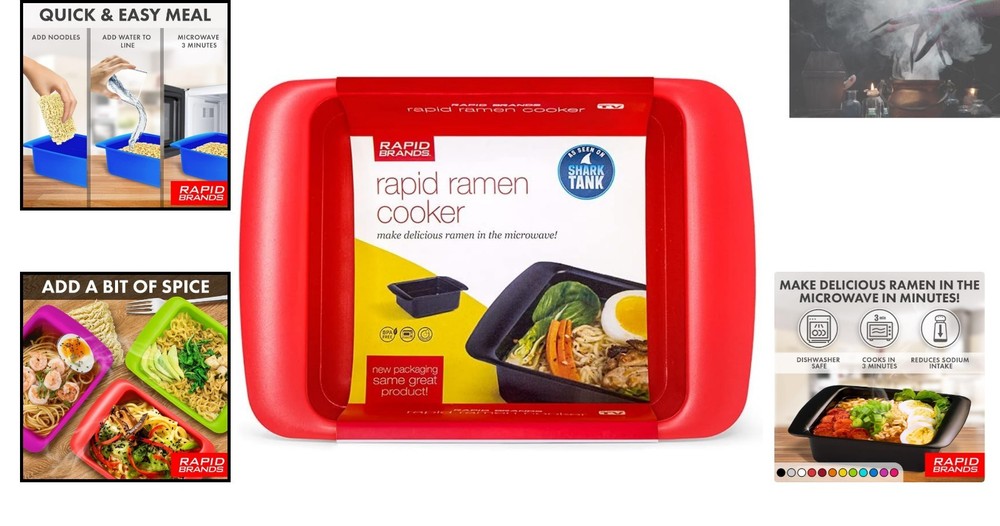 Rapid Ramen Cooker: Quick Microwaveable BPA-Free Solution for Perfect Ramen