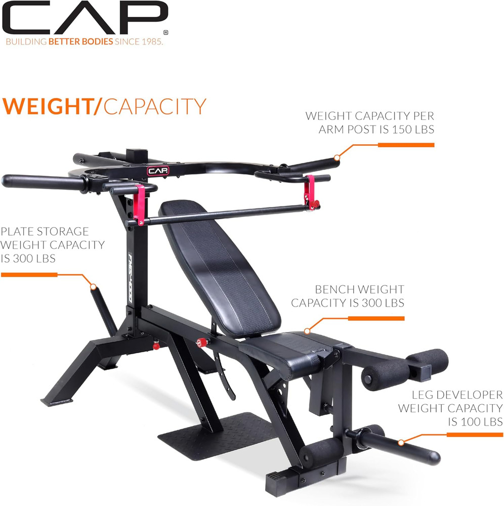 Multifunctional Leverage Gym Machine for Full-Body Strength Training