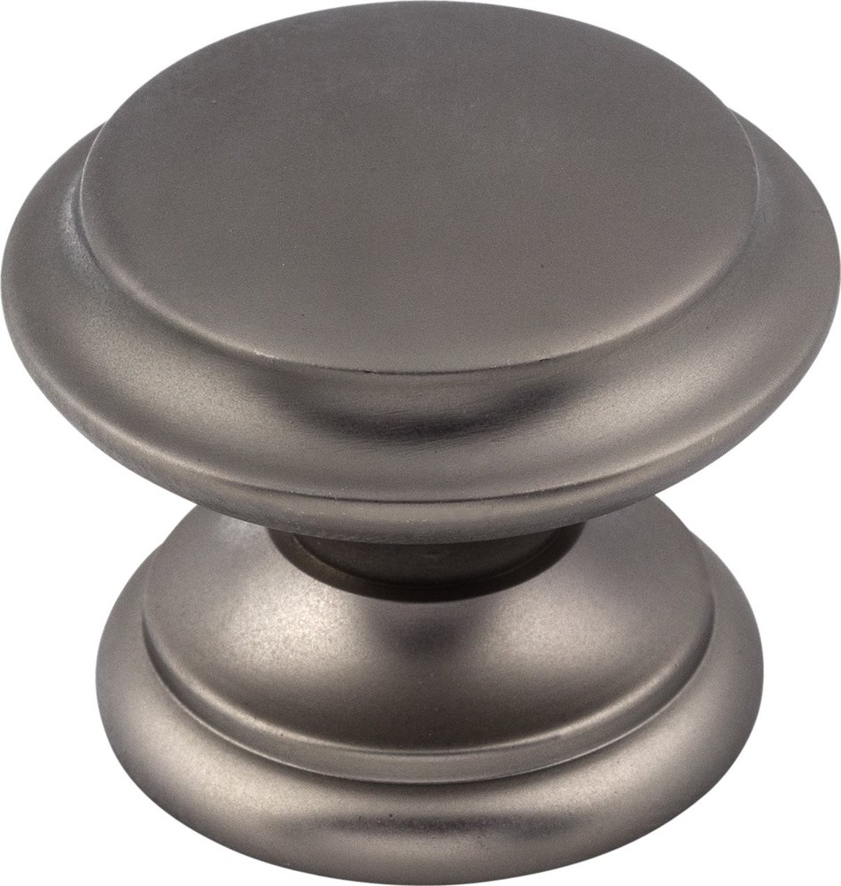 Top Knobs M2162 Flat Top Knob 1 3/8" Ash Gray