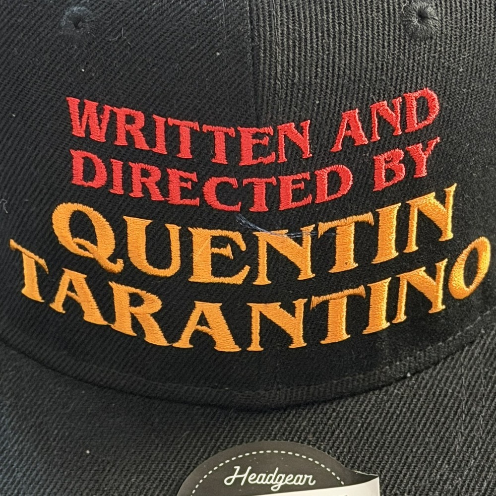 Quentin Tarantino Written & Directed By Snapback Hat Pulp Fiction Kill Bill