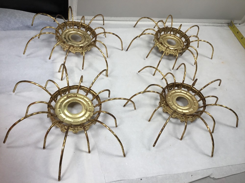 Brass spider Chandolier crystal holder