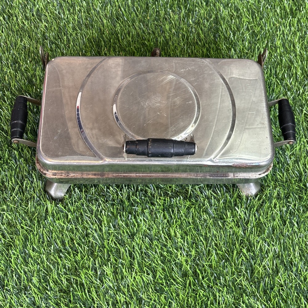 Vintage Electric Griddle Tested Working Unbranded
