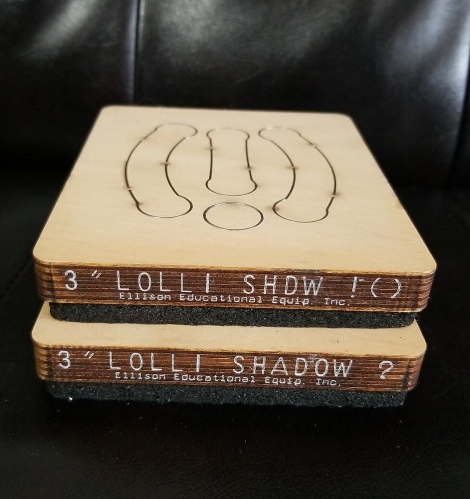 Ellison Accucut 3" Wooden Die  Press ? ! ( ) Question Mark Apostrophe +