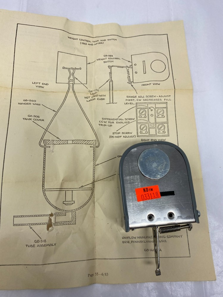 Kold-Draft GBB-00385-03 Defrost & Pump Kit