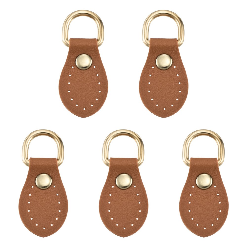 5 Hooks for Strap Bag for Accessories Bag Creation, Brown