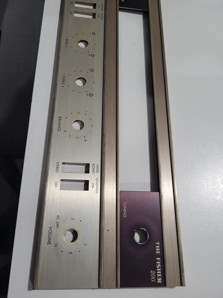 Fisher 200T Stereo Receiver Face Plate