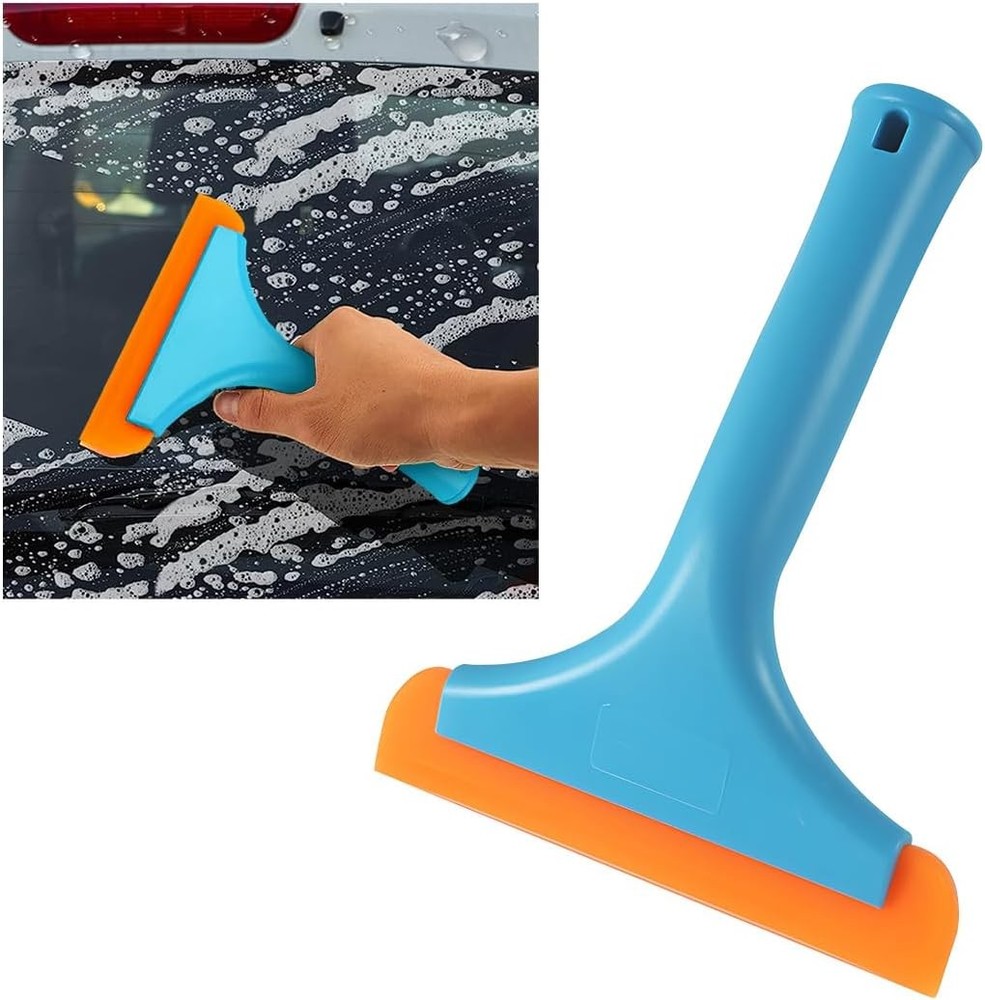 Small Silicone Window Squeee, 5.9 Inch Car Windshield Water Blade